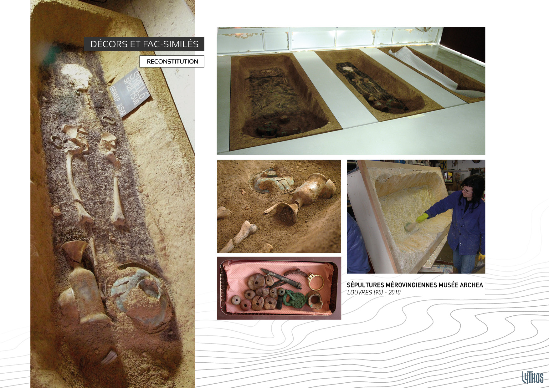 Restitution de sépultures archéologiques